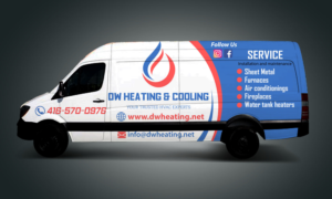 Car Wrap Design by JS_Design for DW Heating & Cooling Inc. | Design: #24098737