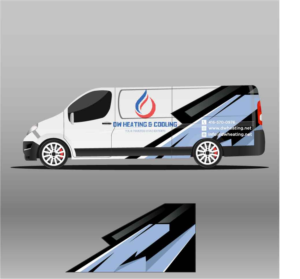 Heating, ventilation and air conditioning (Hvac) company needs a van wrap design | Car Wrap Design by G.R.L.T 2