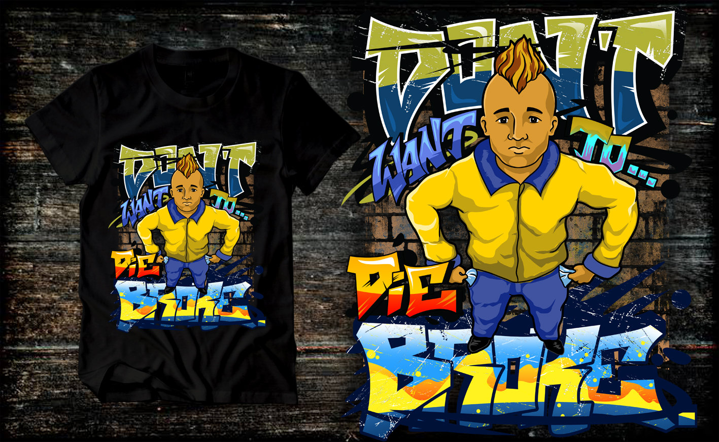 T-shirt Design by Uprinteez for www.teesonfull.com | Design #24102872