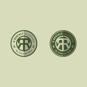R Rentals LLC Goshen, IN. 574-536-7231 | Logo Design by Grapi