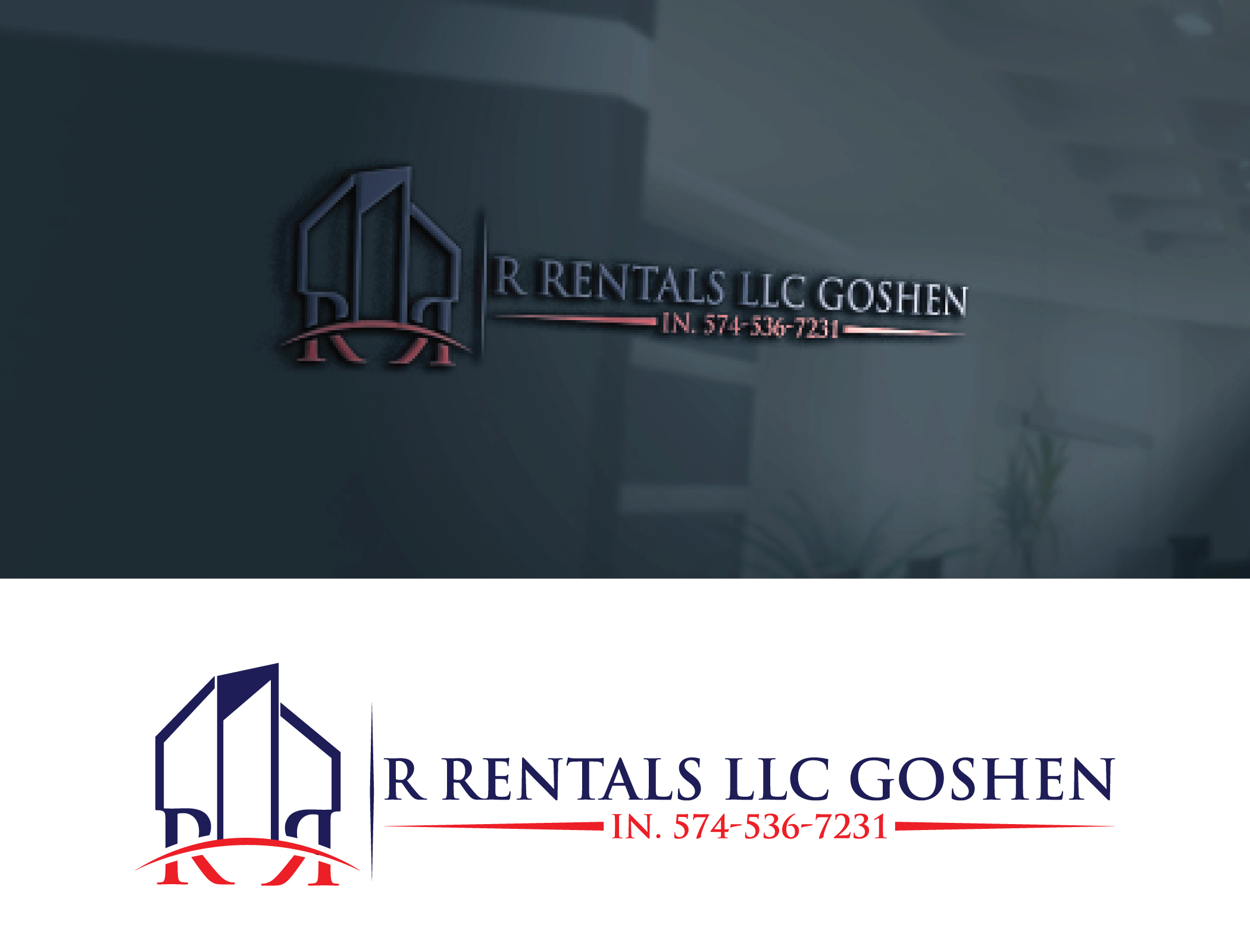 Logo Design by rakib 3 for R Rentals LLC | Design #24058986