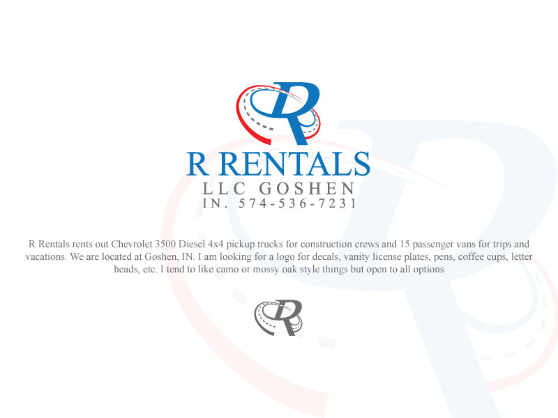 Logo Design by alhajhossain 2 for R Rentals LLC | Design #24071187
