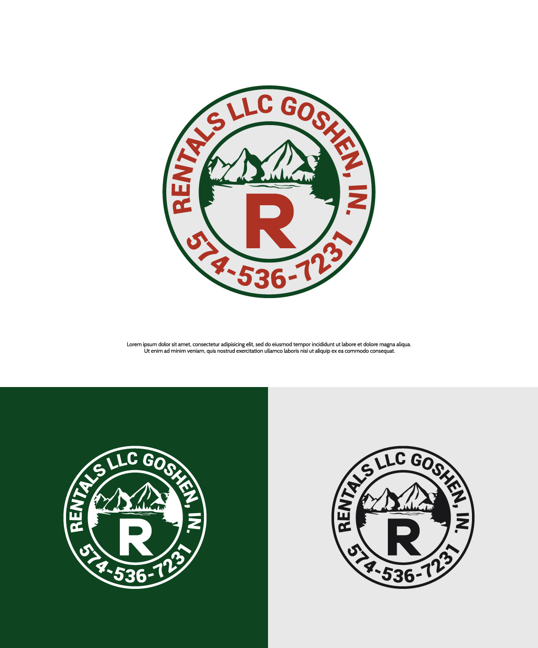 Logo Design by Ara Studio for R Rentals LLC | Design #24117548