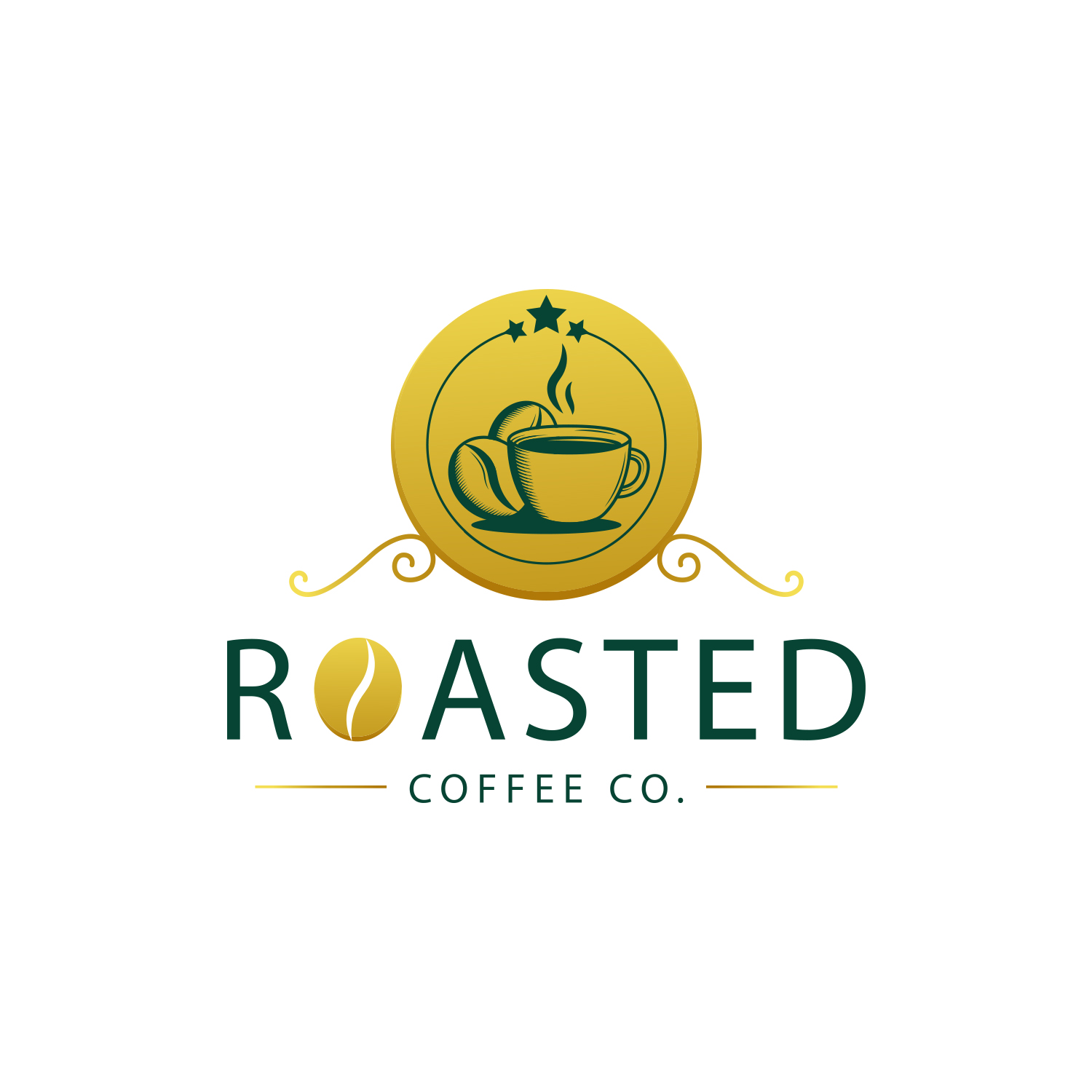 Logo-Design von cahayafatimah für Roasted Coffee Co LLC | Design #24063941