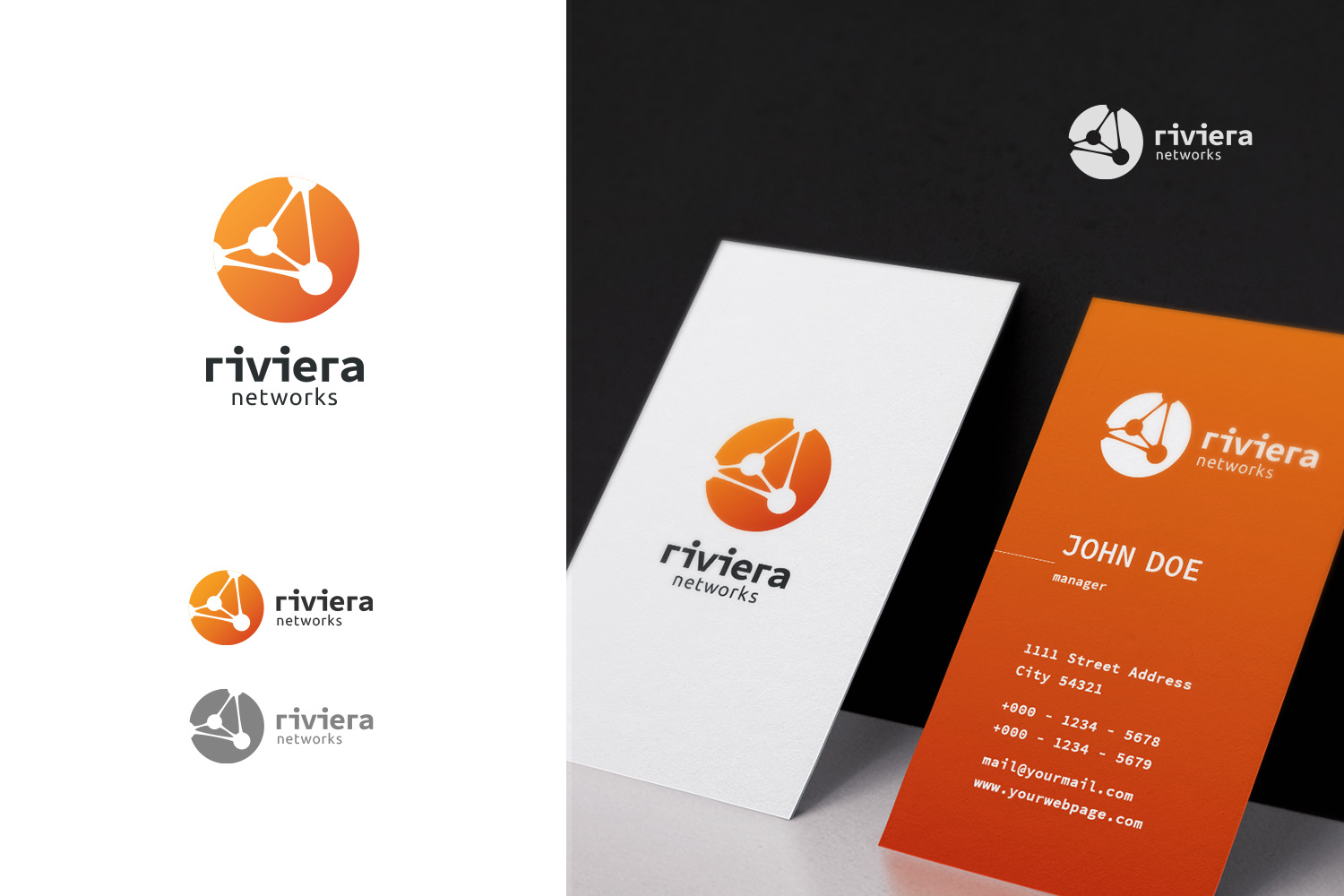 Logo Design by kresh for Riviera Networks Inc | Design #24079428