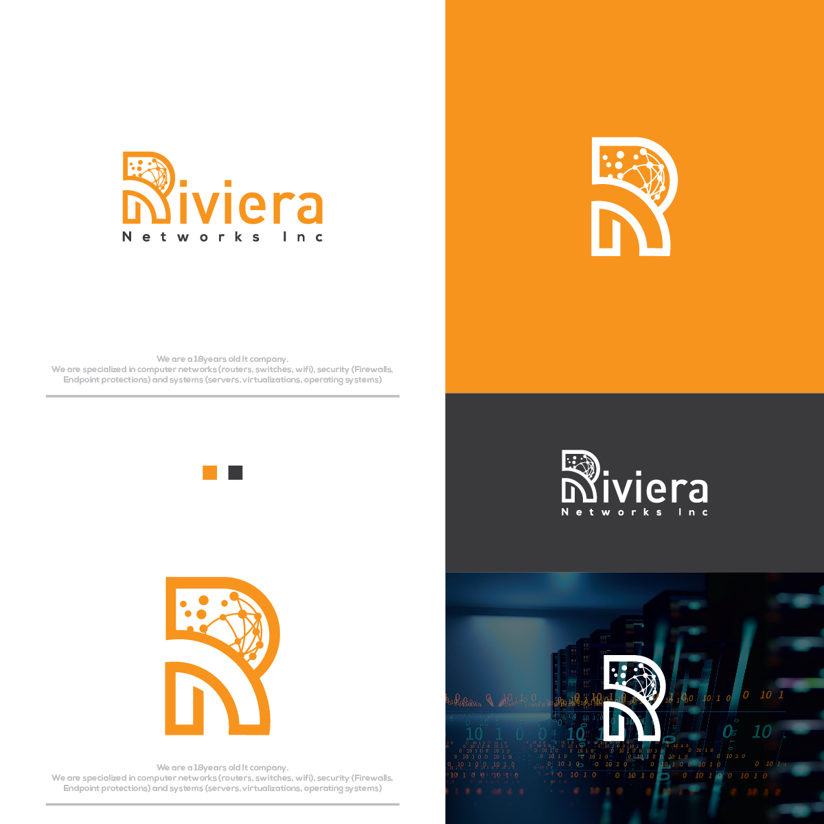 Logo Design by MuhammadHussnain for Riviera Networks Inc | Design #24077570