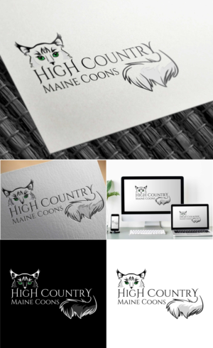Logo Design by Nicolene Barnard for High Country Maine Coons | Design: #24109394