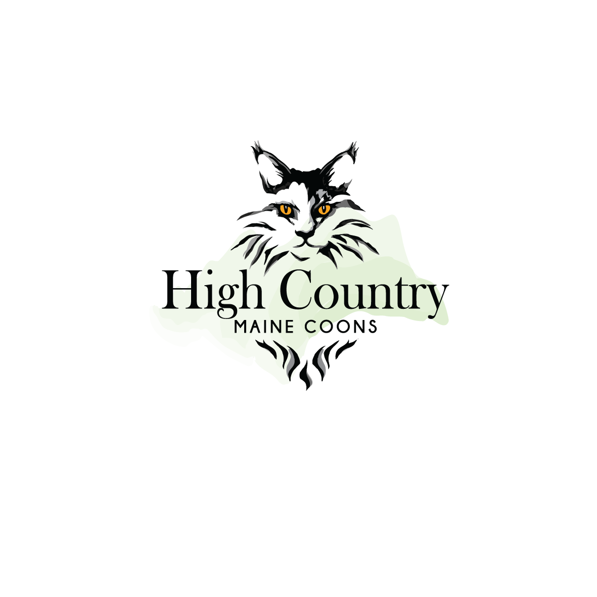 Logo Design by Samantha Ward Design for High Country Maine Coons | Design #24141499