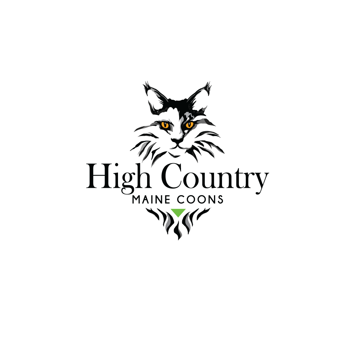 Logo Design by Samantha Ward Design for High Country Maine Coons | Design #24141501