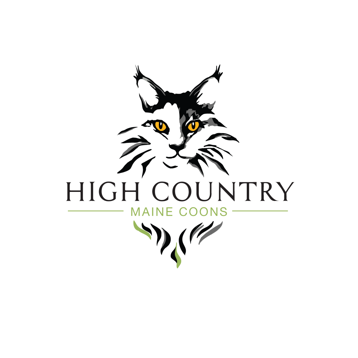 Logo Design by Samantha Ward Design for High Country Maine Coons | Design #24159299