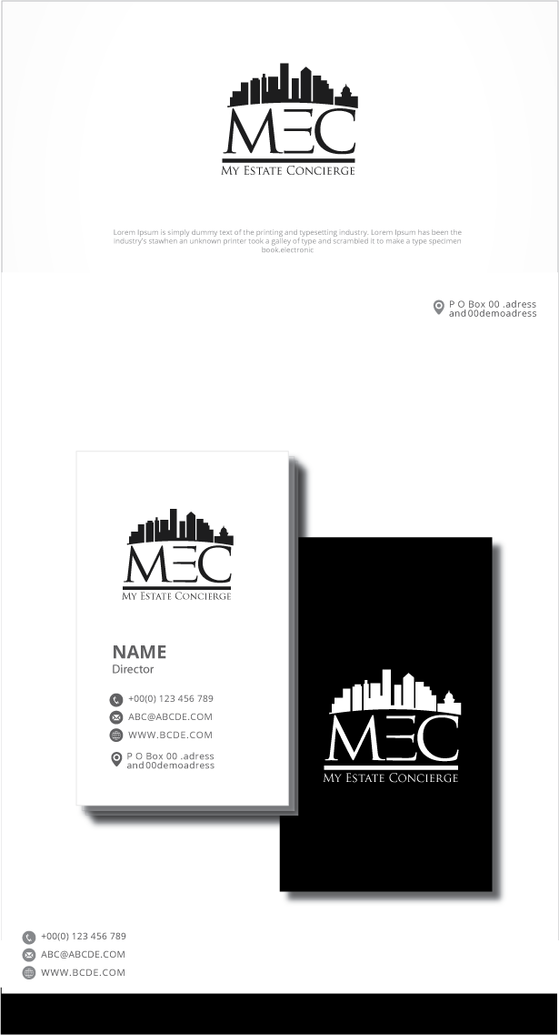 Diseño de Logo por graphicevolution para My Estate Concierge | Diseño #24063227