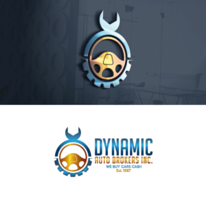 Dynamic Auto Brokers Inc. / WE BUY CARS CA$H / Est.1987 | Logo Design by Graphic Bricks