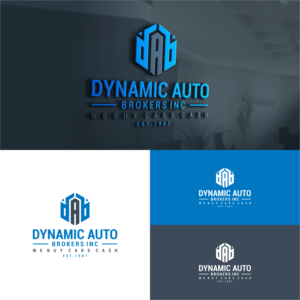 Dynamic Auto Brokers Inc. / WE BUY CARS CA$H / Est.1987 | Logo Design by tejo