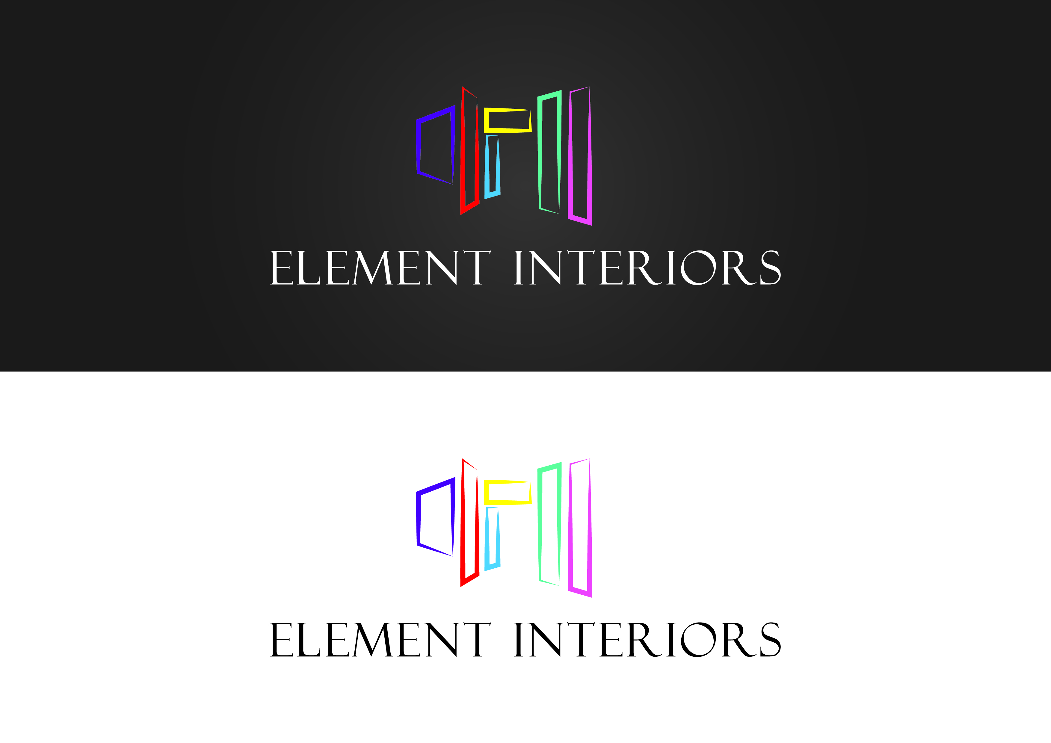 Logo Design by ZeleniZub for Element Interiors | Design #24073276