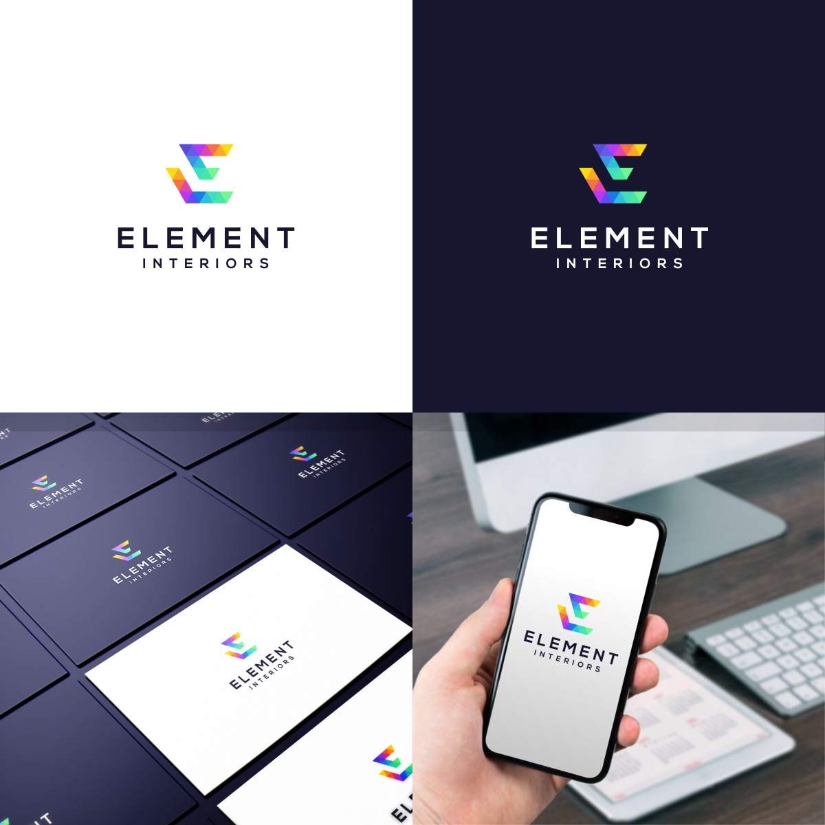 Logo Design by Amau™ 2 for Element Interiors | Design: #24072794