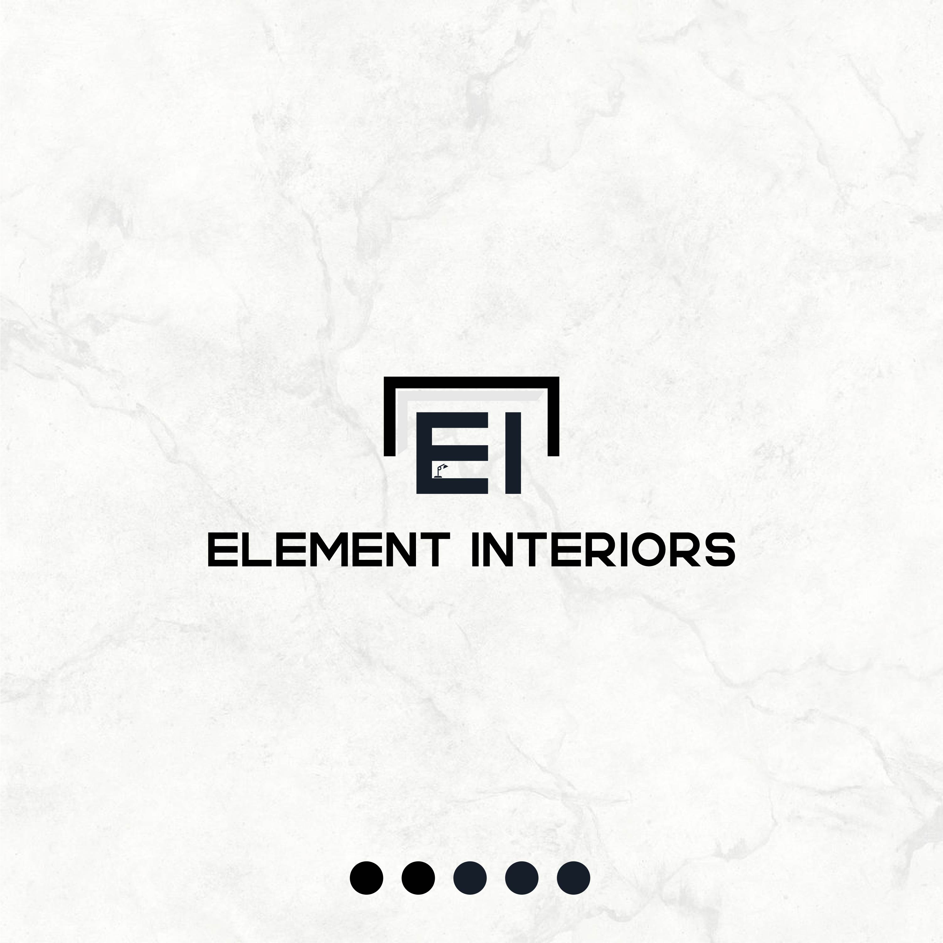 Logo Design by MarkazAlrusumatOfficial for Element Interiors | Design #24081472