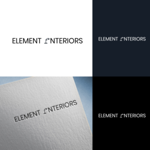 Logo Design by MarkazAlrusumatOfficial for Element Interiors | Design: #24081475