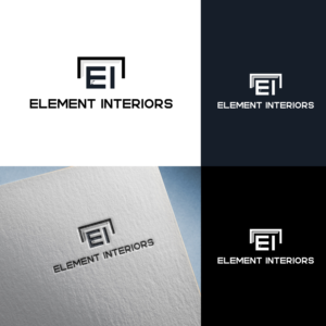 Logo Design by MarkazAlrusumatOfficial for Element Interiors | Design: #24081476