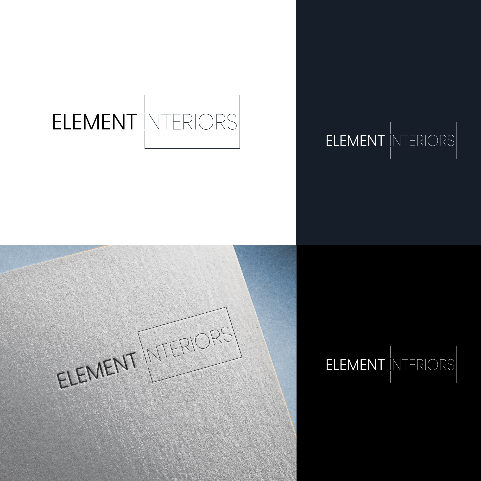 Logo Design by MarkazAlrusumatOfficial for Element Interiors | Design #24081477