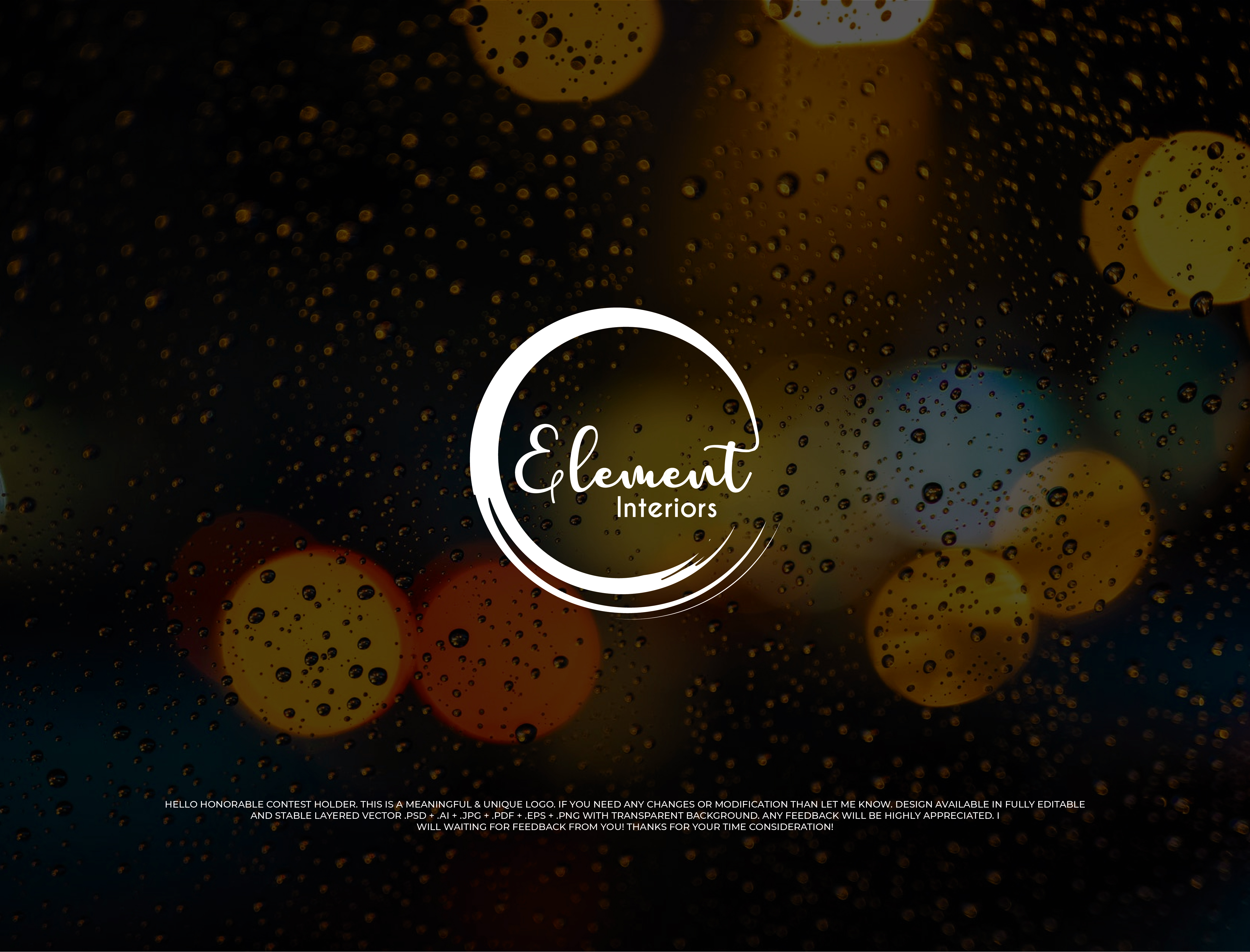 Logo Design by Riad | Branding & Logo Expert for Element Interiors | Design #24114466