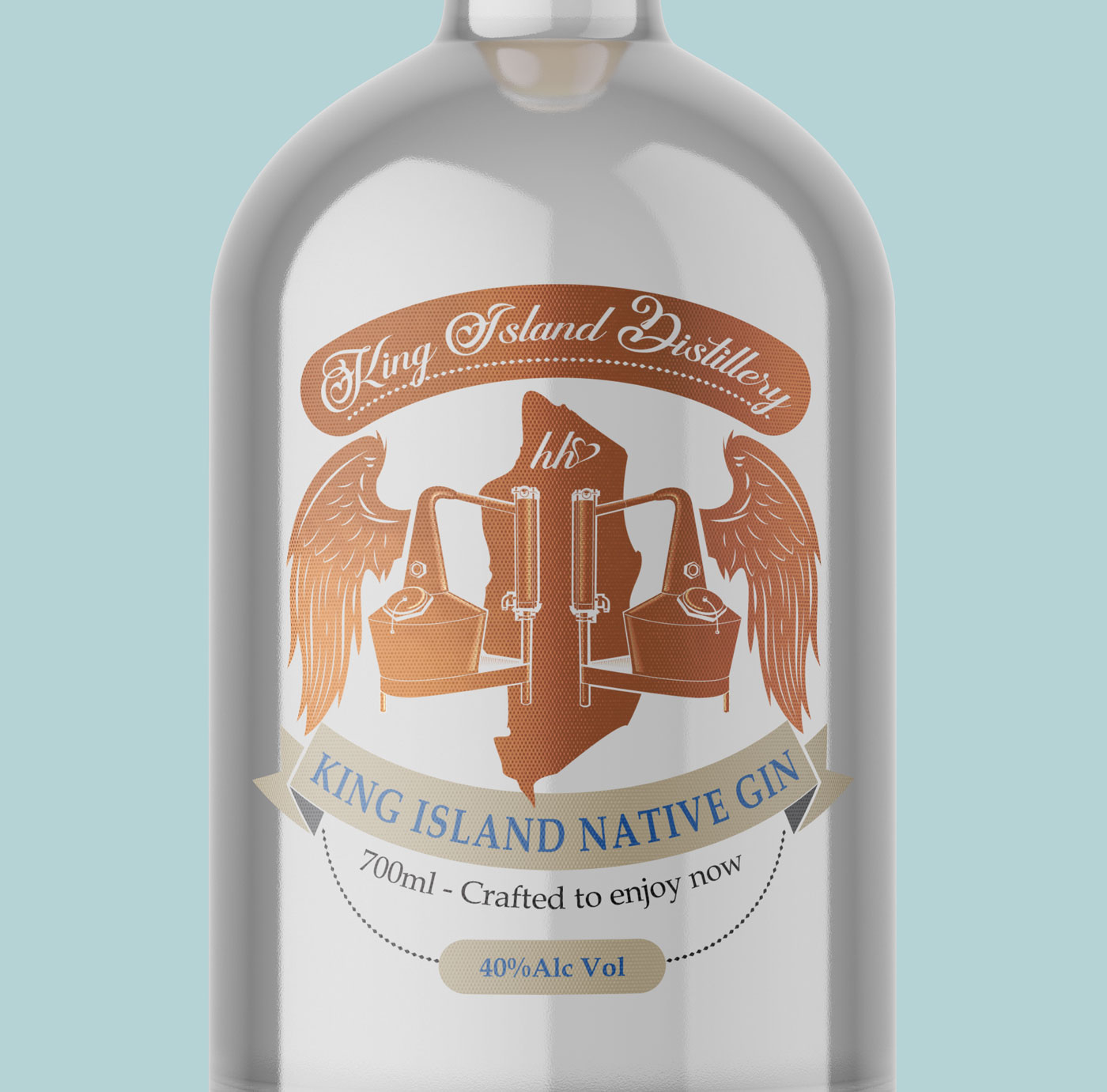 Label Design by Hatem for King Island Distillery | Design #24135483