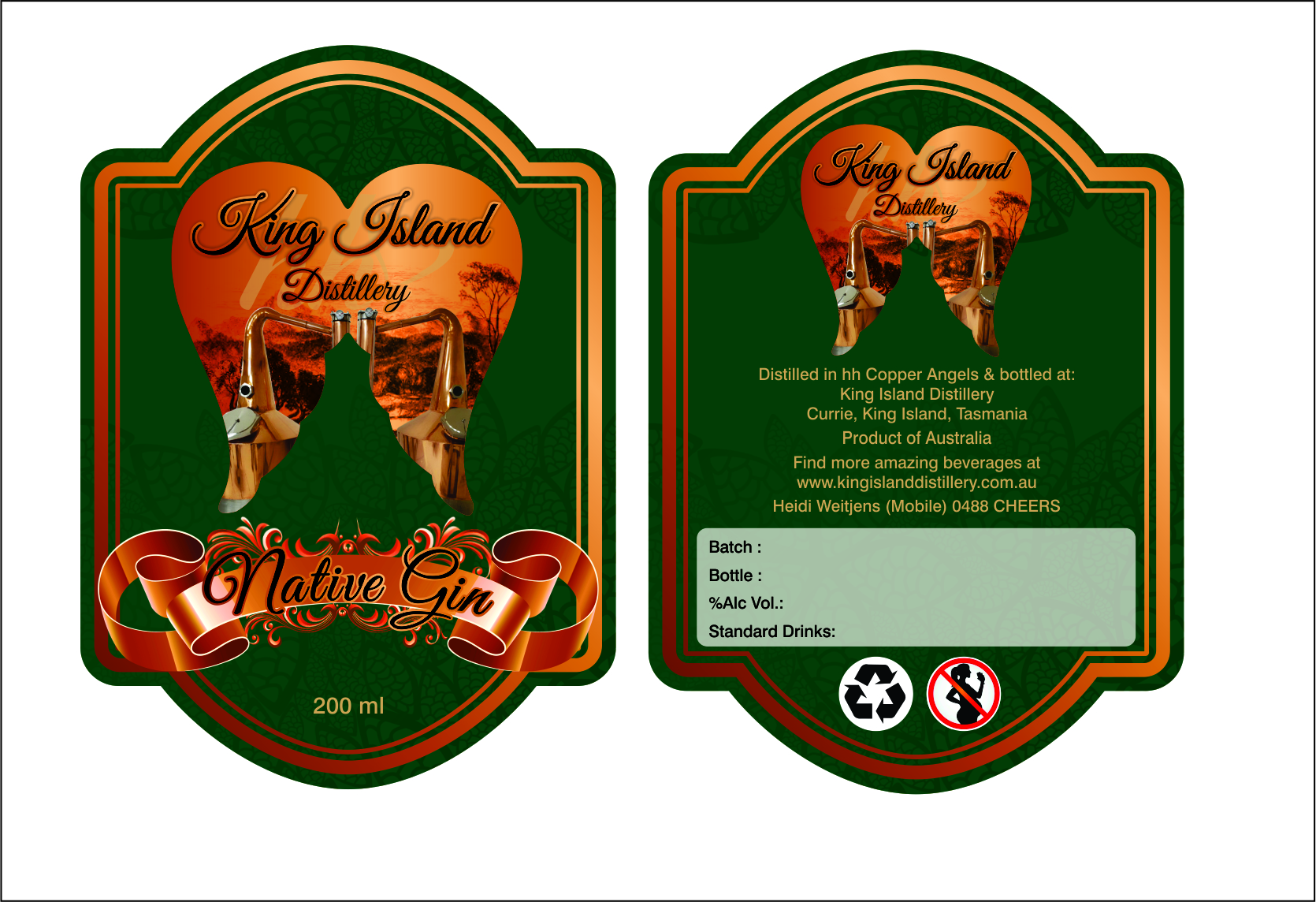 Label Design by Neha Dsouza for King Island Distillery | Design #24124654