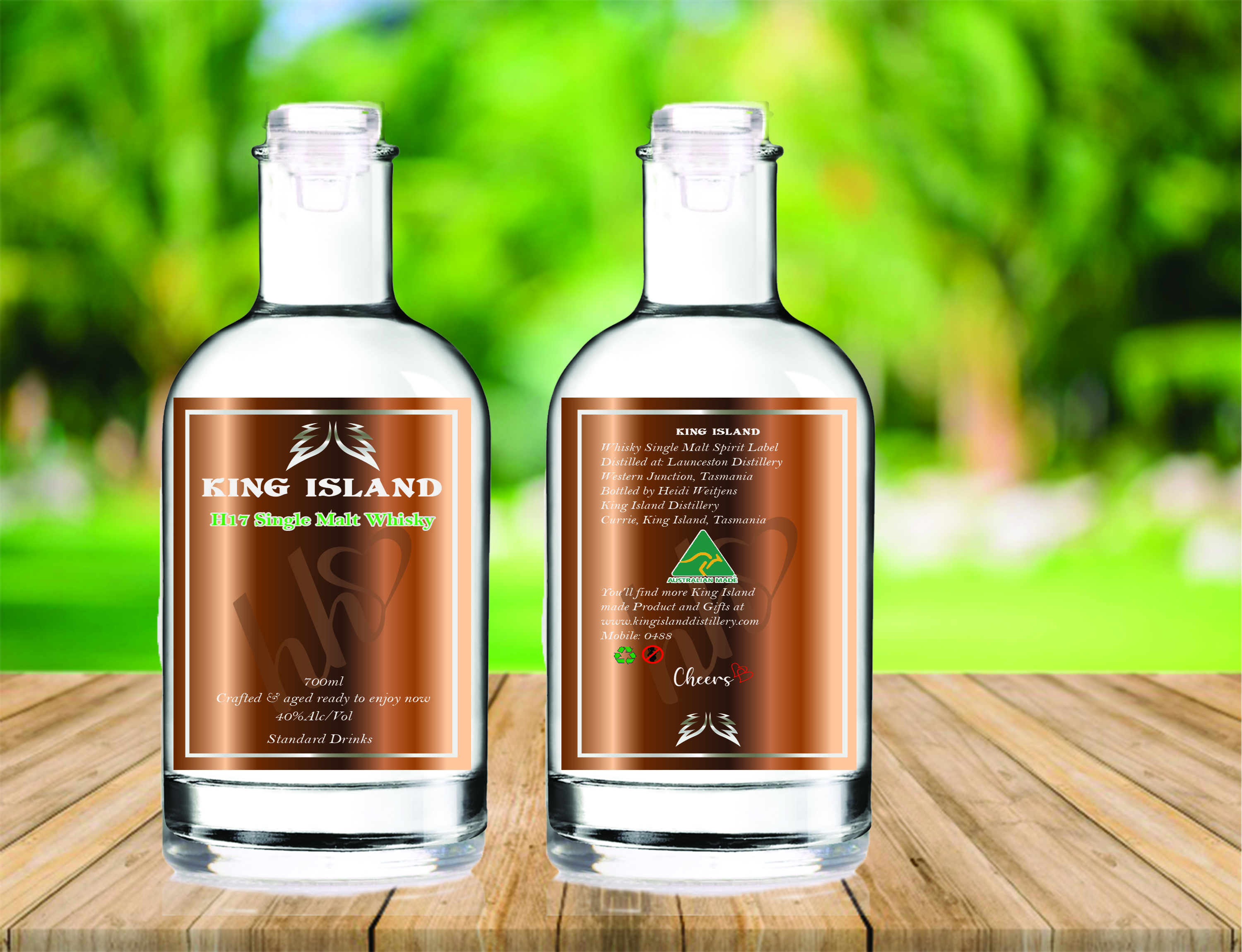 Label Design by zoovdesign for King Island Distillery | Design #24124782