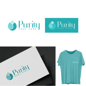 Purity Pool Care | Logo Design by DominicDesign