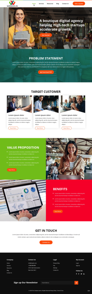 Web Design by pb for this project | Design: #24073982