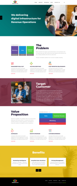 Website for boutique digital agency helping high-tech startups accelerate growth. | Diseño Web por Da Miracle