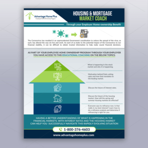 Covid-19 Mortgage Housing Market Coaching | Design Infographie par DA.
