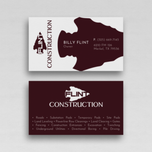 Flint Business Cards | Design de Carte de Visite par WebixBD