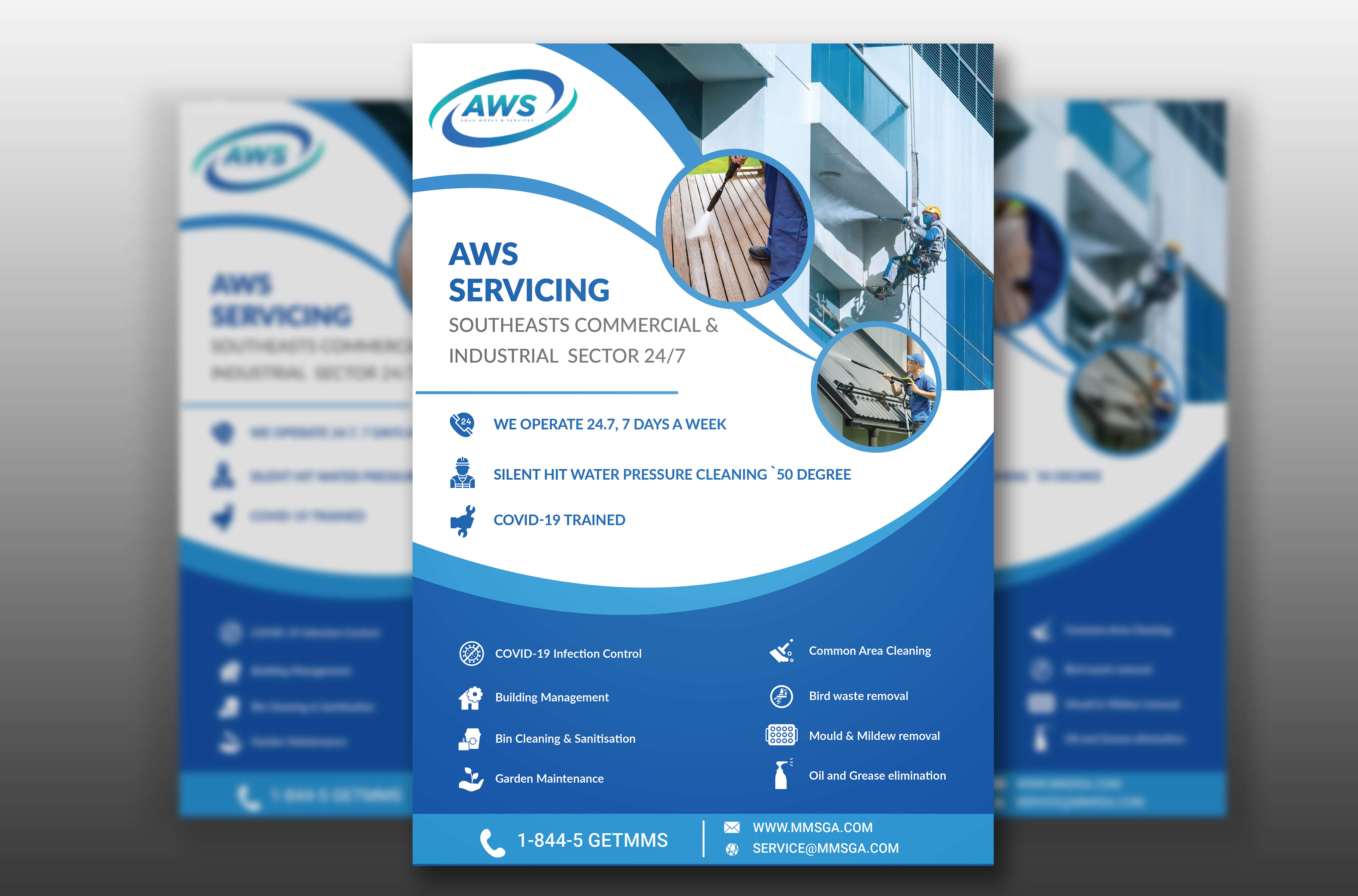 Flyer Design by Gexton for Aqua Works & Services | Design #24072969