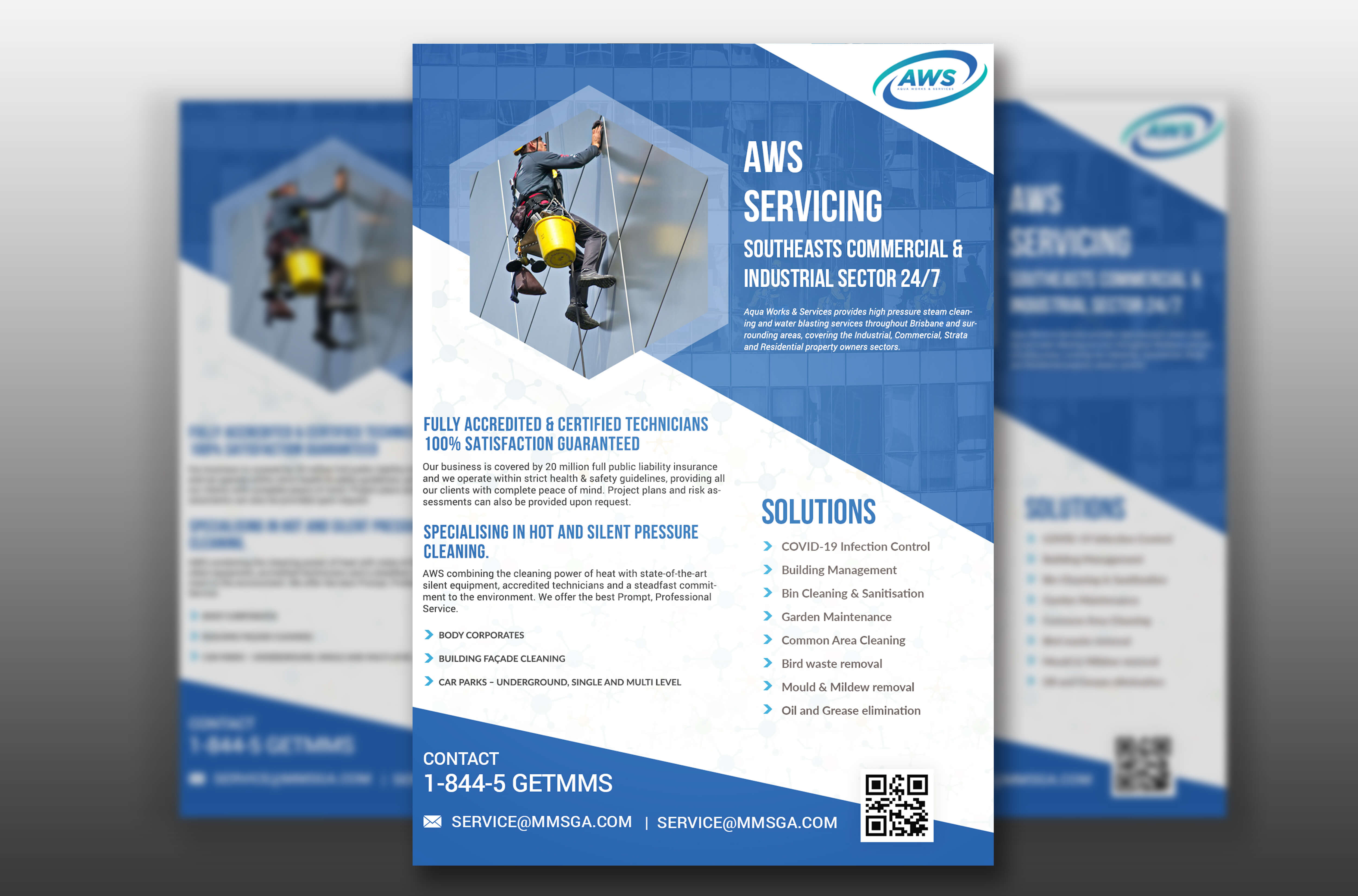 Flyer Design by Gexton for Aqua Works & Services | Design #24073468