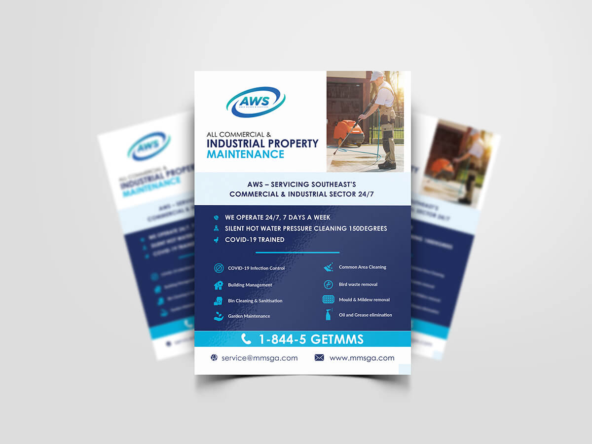 Flyer Design by Gexton for Aqua Works & Services | Design #24073493