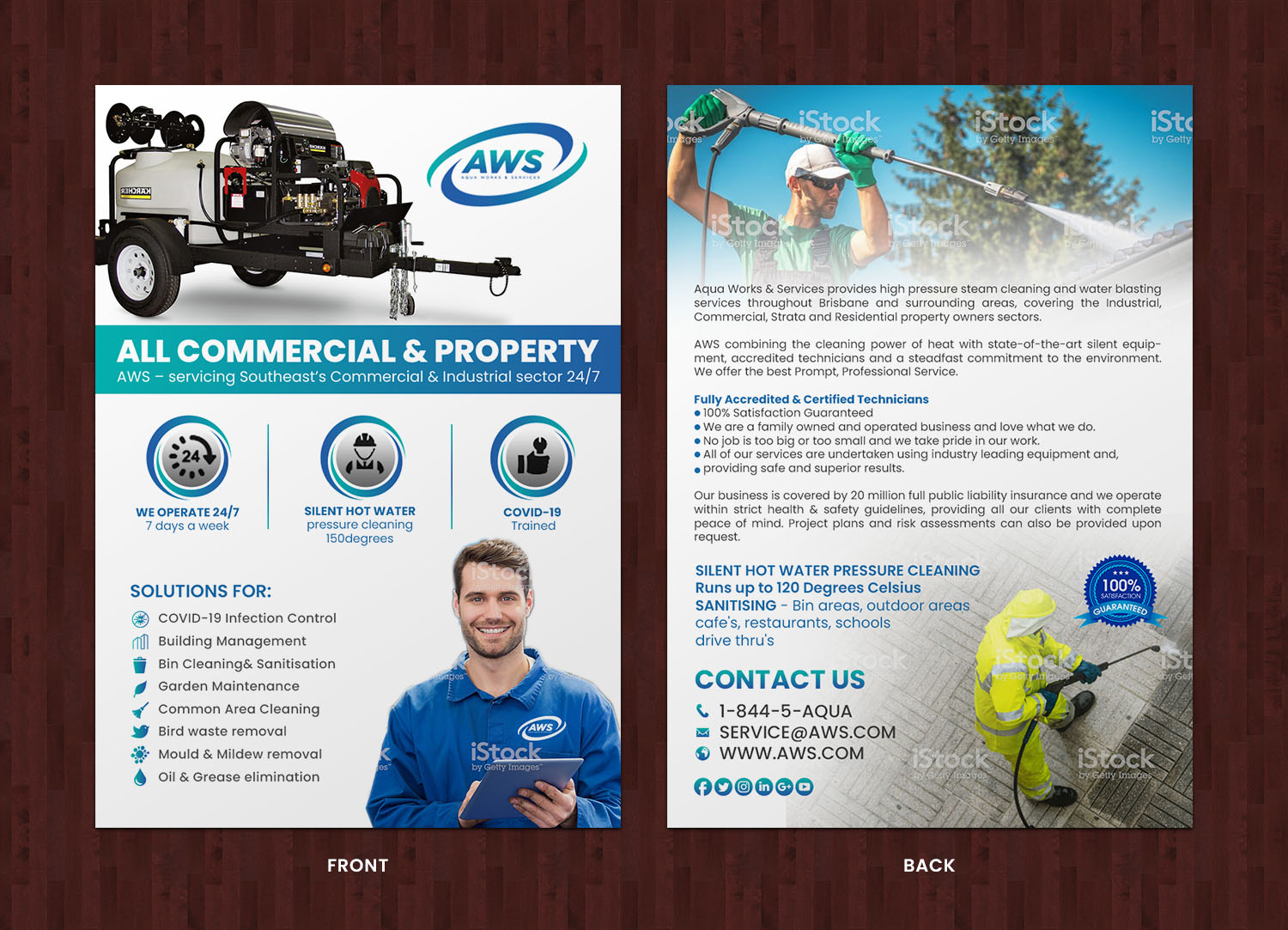 Flyer Design by chandrayaan.creative for Aqua Works & Services | Design #24089082