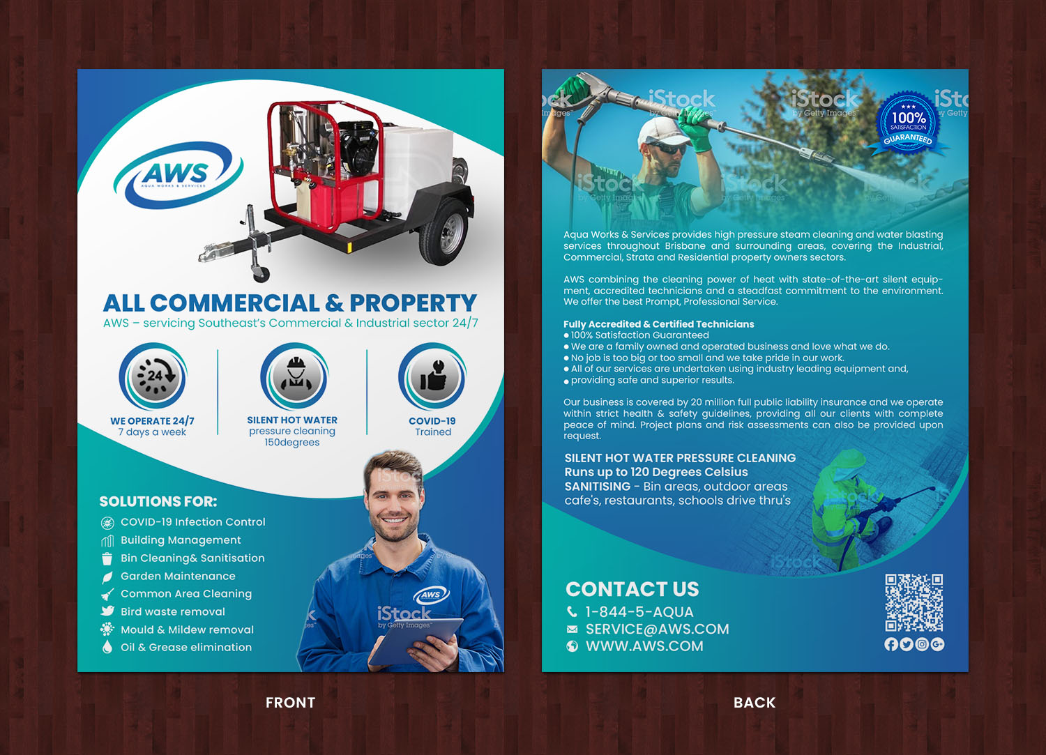Design de Flyer par chandrayaan.creative pour Aqua Works & Services | Design #24089083
