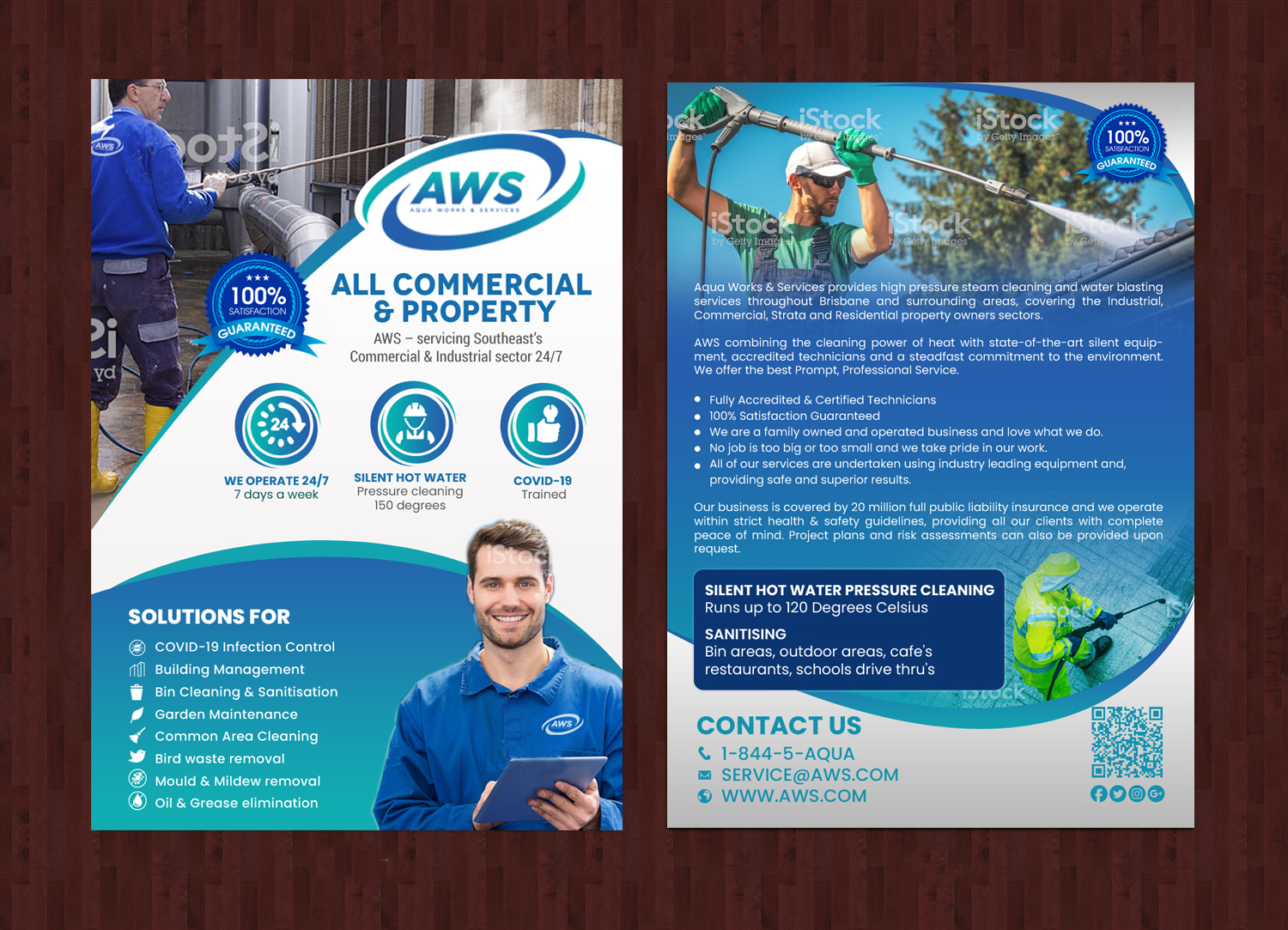 Design de Flyer par chandrayaan.creative pour Aqua Works & Services | Design #24096572