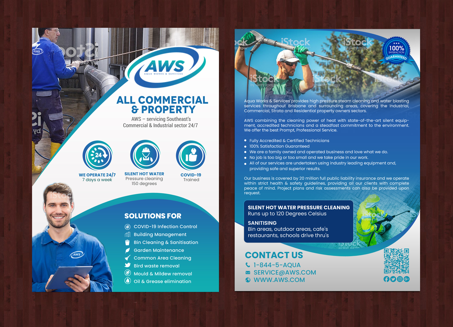 Flyer Design by chandrayaan.creative for Aqua Works & Services | Design #24096573