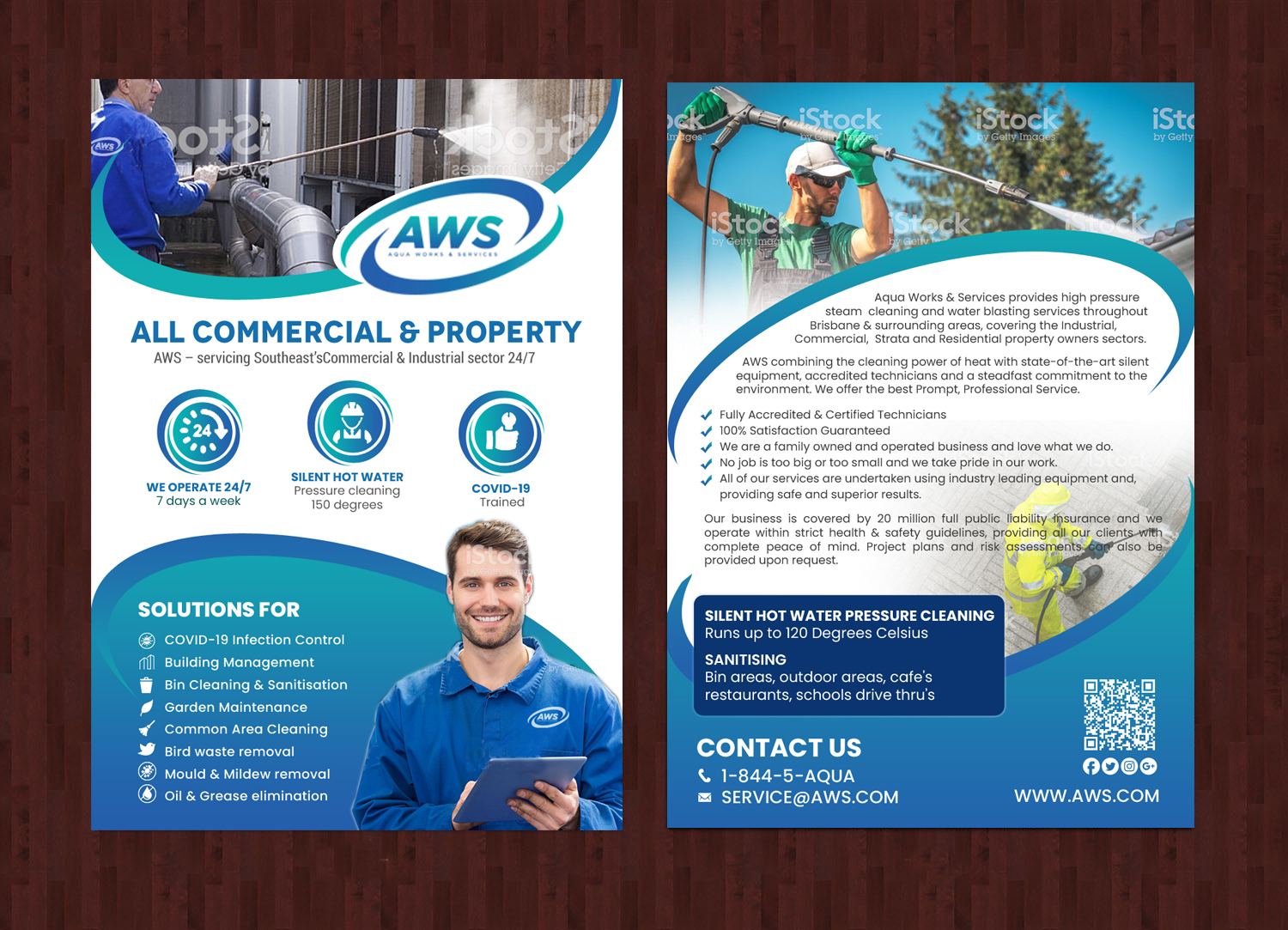 Design de Flyer par chandrayaan.creative pour Aqua Works & Services | Design #24096747
