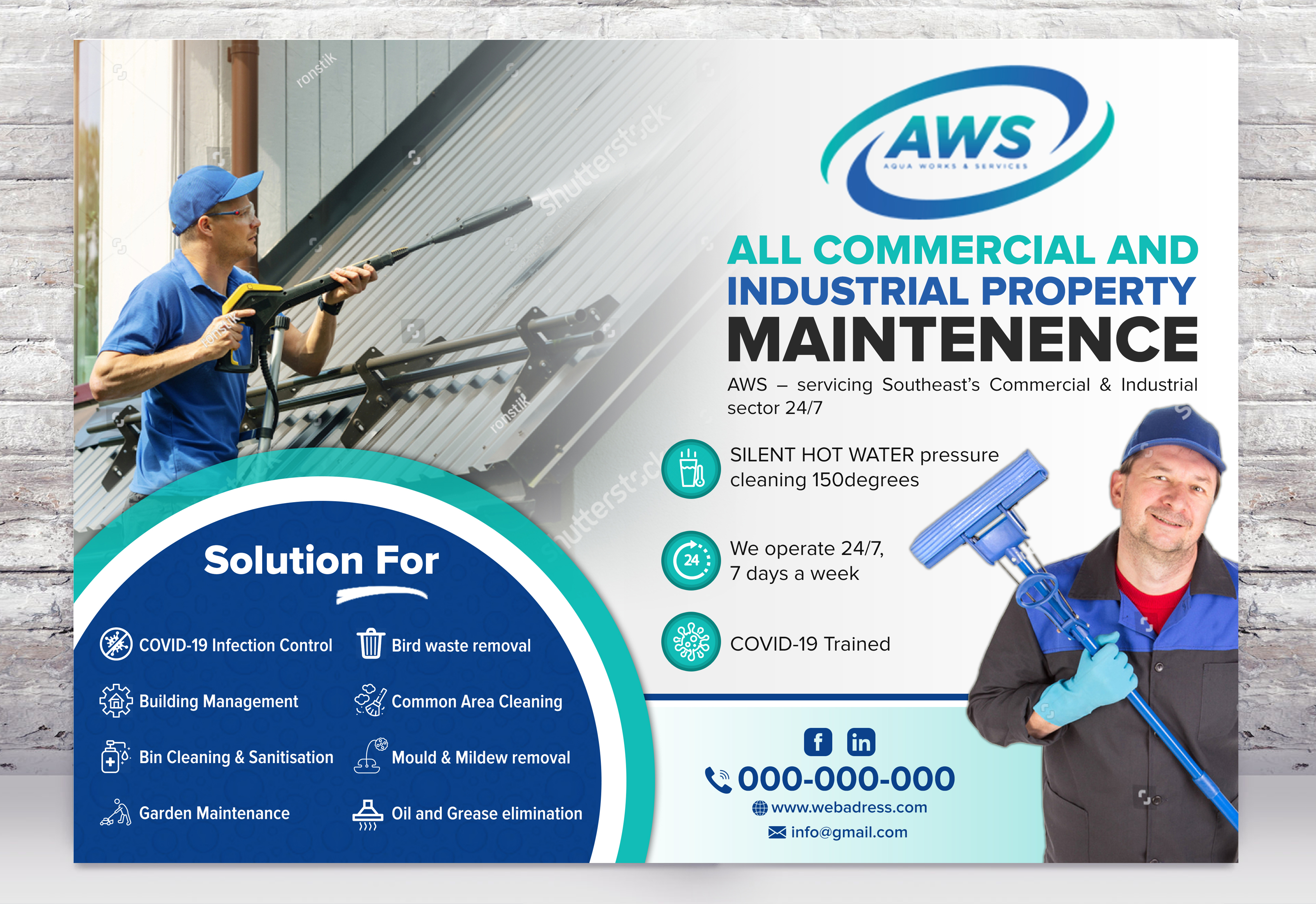 Flyer Design by SAI DESIGNS for Aqua Works & Services | Design #24090769