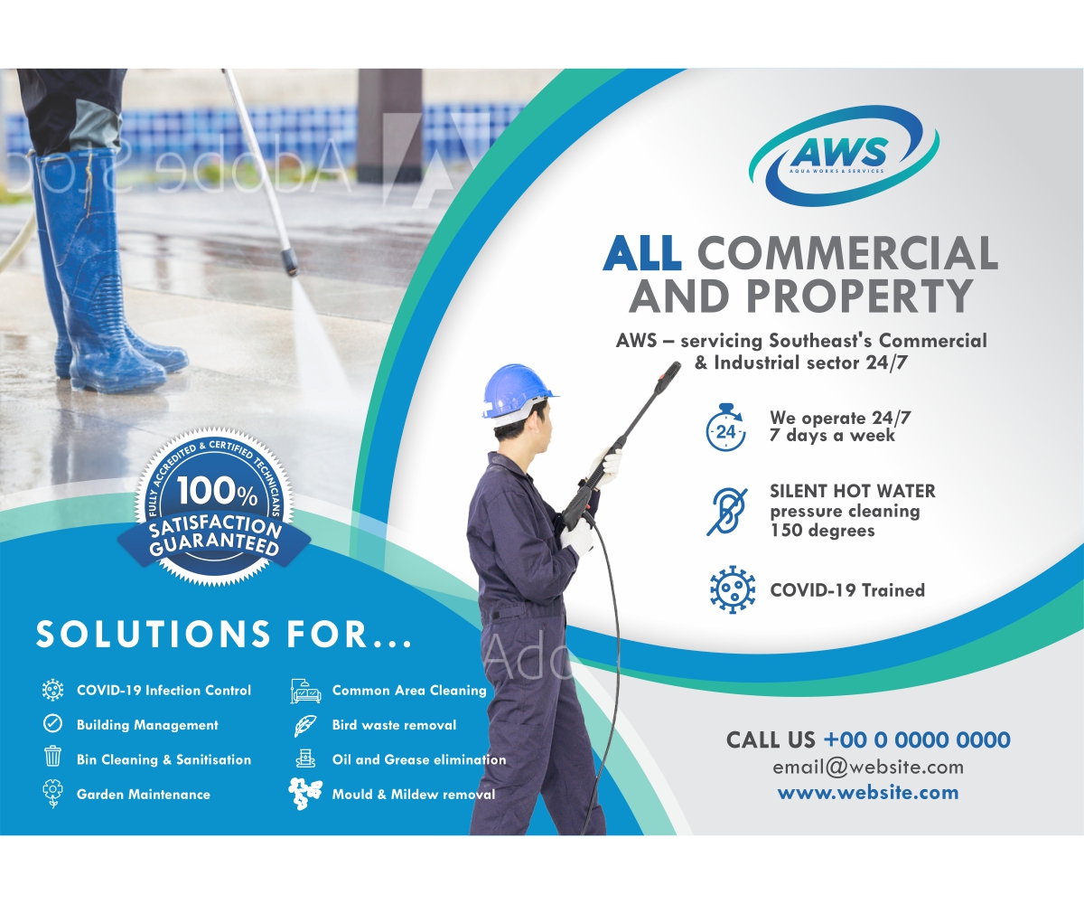 Flyer Design by Craftisauce for Aqua Works & Services | Design #24103246
