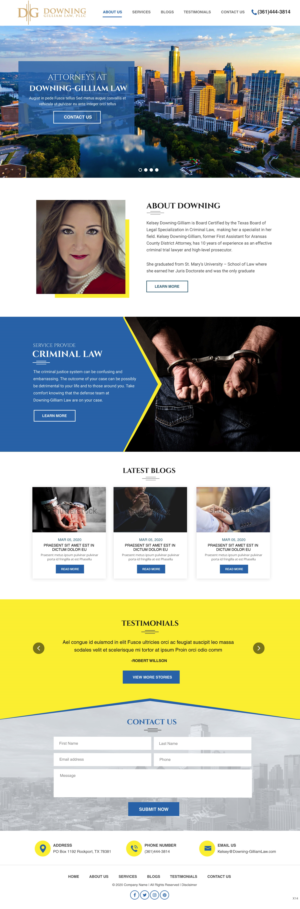 Web Design by pb for this project | Design: #24073948