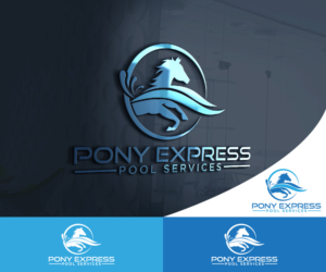 Pony Express Pool Services | Logo-Design von fauzan harun