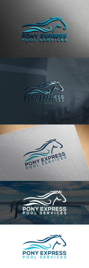Pony Express Pool Services | Logo-Design von JAHID BIN JAFAR