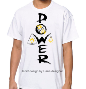 Power | T-Shirt-Design von Hana