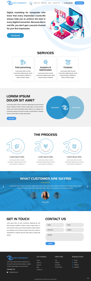 Web Design by pb for Webtastico | Design: #24083709