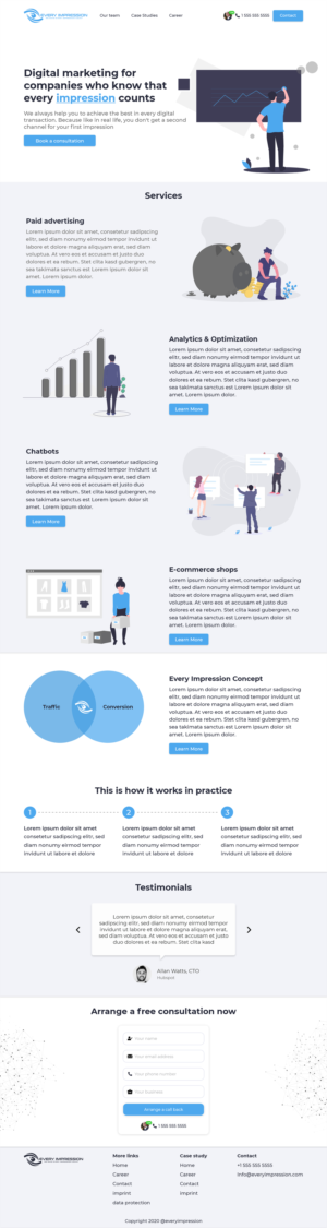 Web-Design von SkyWeb für Webtastico | Design #24085239