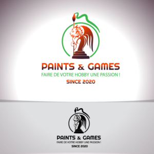 Logo Design by Wonderful design for Paints & Games | Design: #24080402