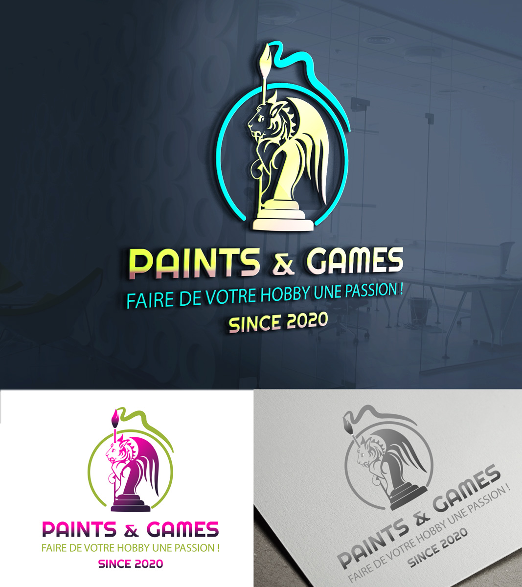 Logo-Design von Wonderful design für Paints & Games | Design #24080405